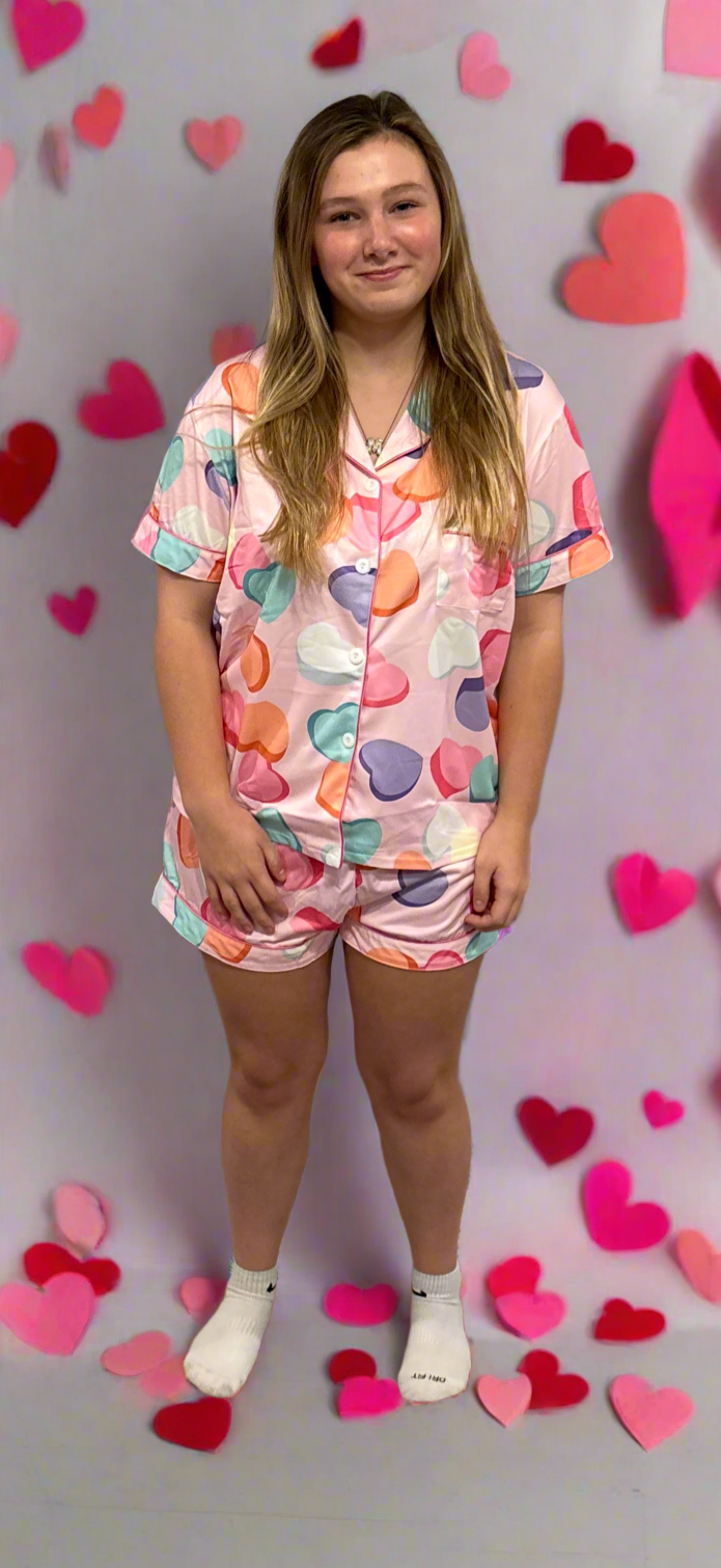 R&R heart PAJAMAS