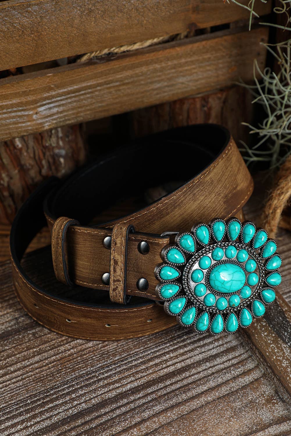 Jasmine turquoise belt