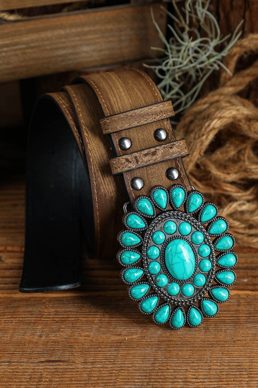 Jasmine turquoise belt