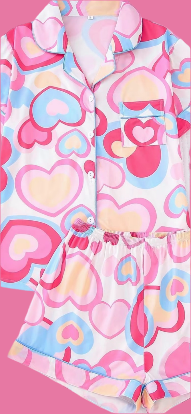 R&R heart PAJAMAS