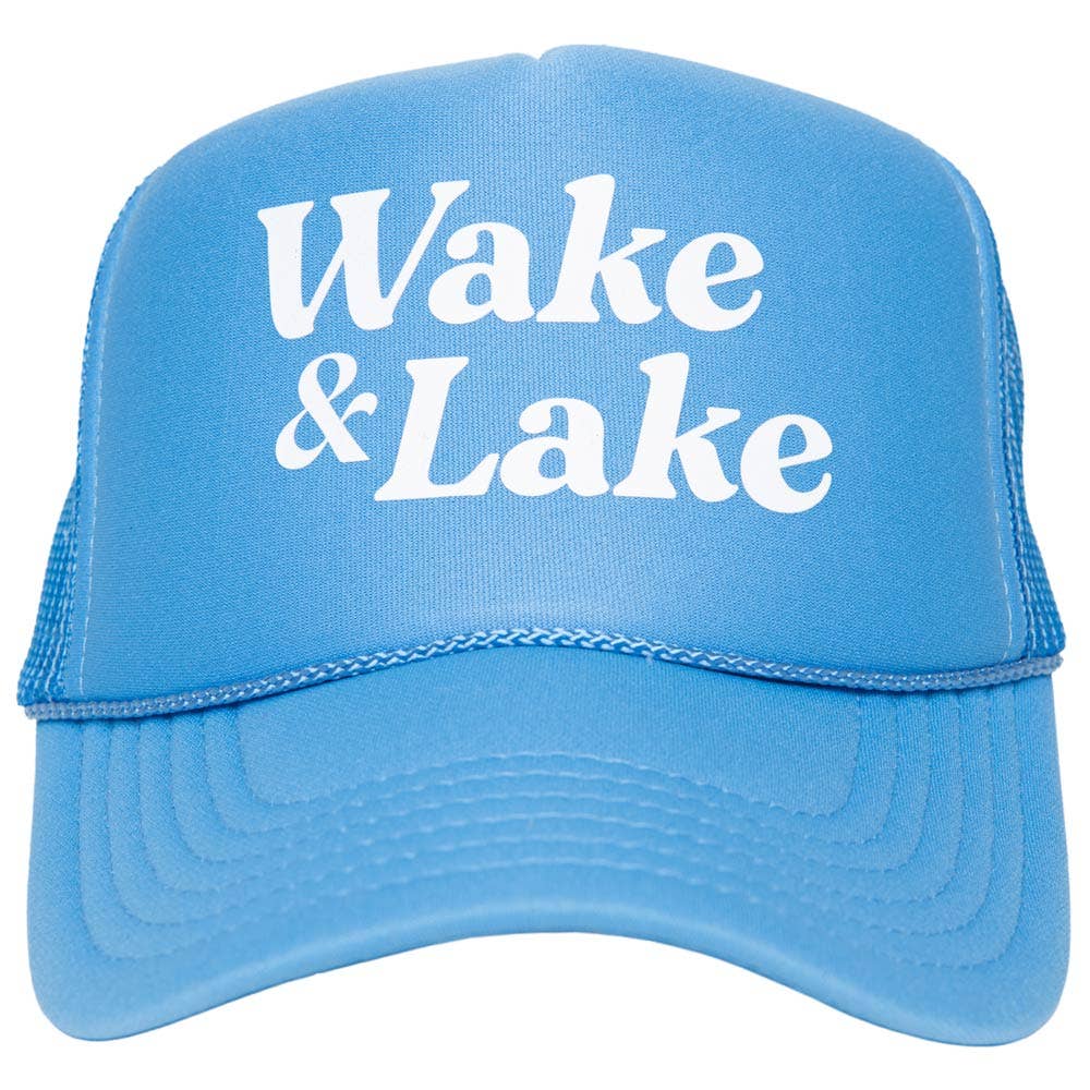 Wake & Lake Wholesale Foam Trucker Cap: Deep Teal